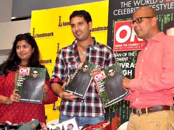 yuvraj singh at ok magazine meet 3