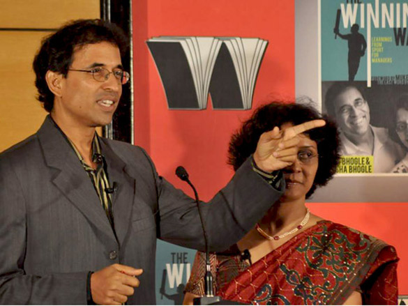 ms dhoni and other cricketers at harsha bhogles book launch 6