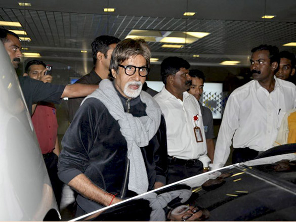 amitabh and jaya bachchan return from london 6