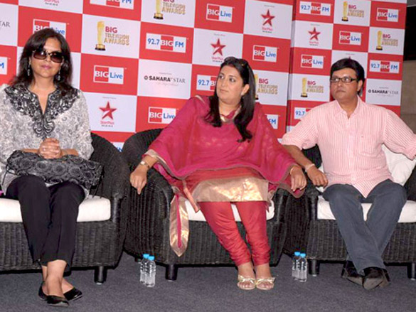 zeenat aman at the announcement of big television awards 5