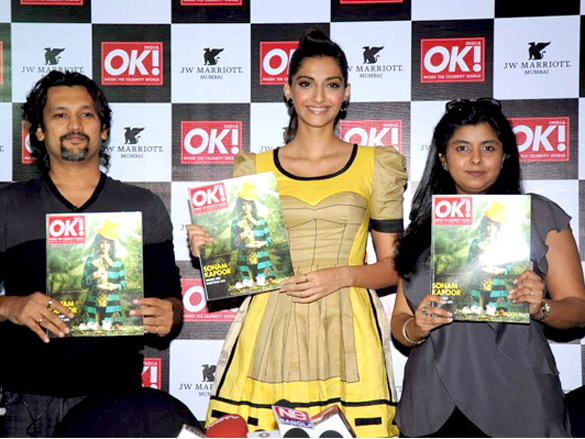 sonam kapoor at ok magazines cover launch 2