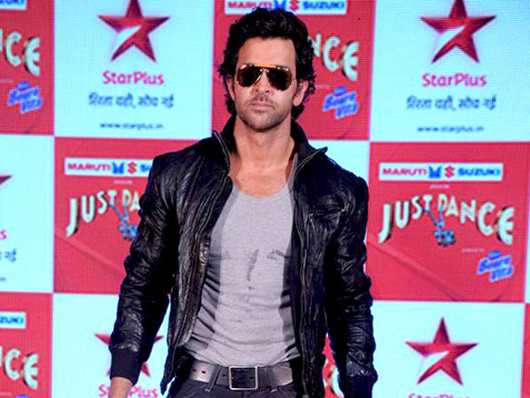 hrithik at press meet of just dance 7