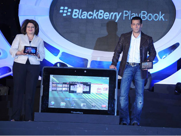 salman khan launches blackberry playbook 2
