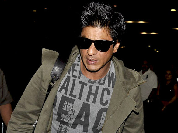 shahrukh khan leaves for iifa 6