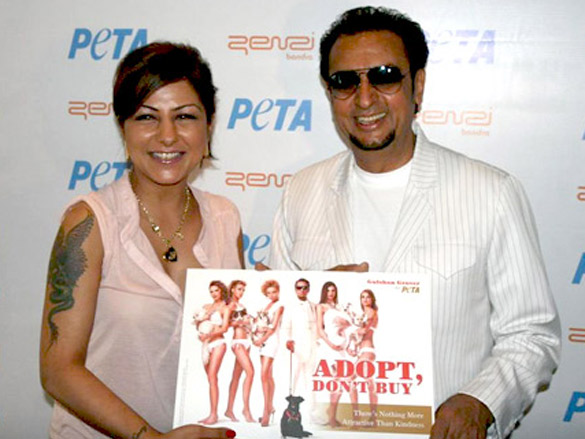 raveena and gulshan grace peta event to support stray dogs 7