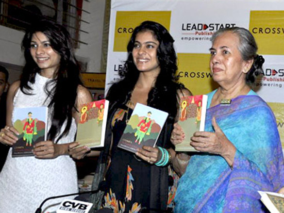 kajol and tanisha at the launch of champa series by lead start publishing 2