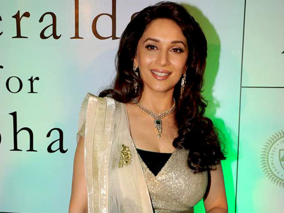 madhuri dixit at the launch of emeralds for elephants in india 7