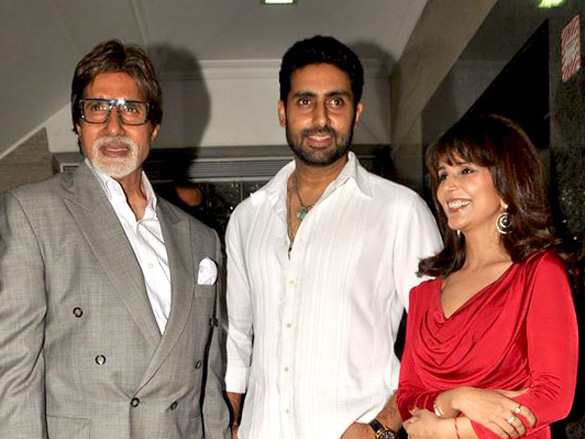 amitabh jaya and abhishek bachchan at vrinda j mehtas vibrations launch 4