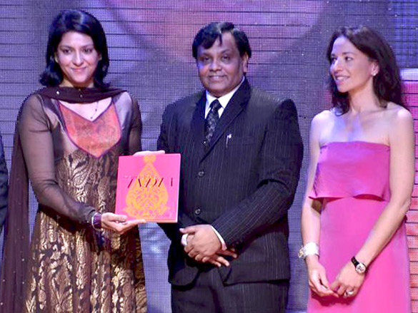 shriya saran celina kajol and tanisha at swarovski gems event 10