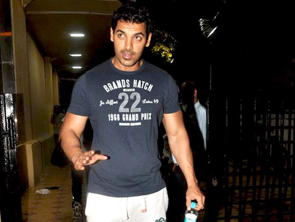 john and bipasha snapped outside their gym 2