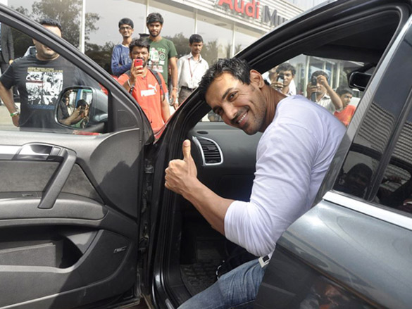 john abraham gets his new audi q7 9