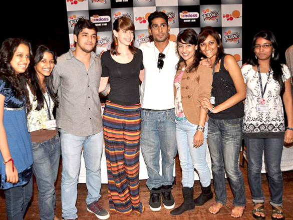 prateik and kalki at utv bindass promotional event 2
