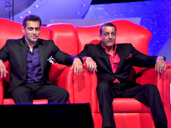 salman and sanjay dutt at bigg boss season 5 launch 4