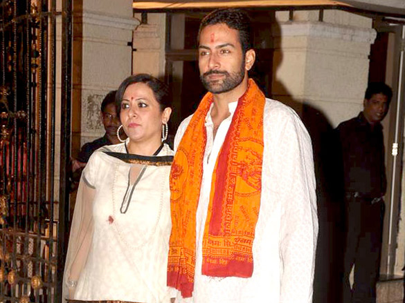 amitabh ajay and ranbir at sanjay dutts mata ki chowki 15