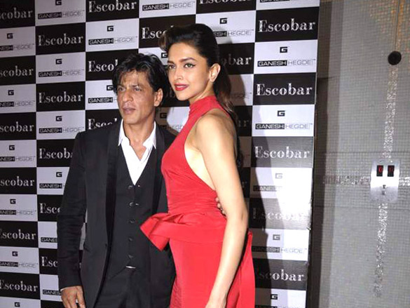 shahrukh and deepika at ganesh hegdes birthday bash 3