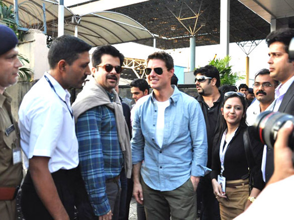 tom cruise arrives in mumbai for mission impossible promotions 3