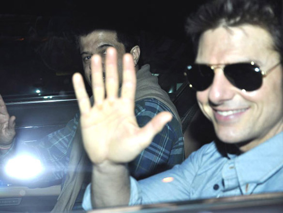 tom cruise arrives in mumbai for mission impossible promotions 7