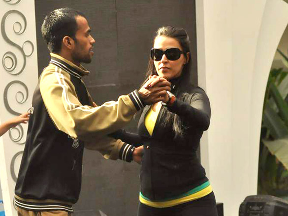 jacqueline and neha practice for sahara star seduction 6