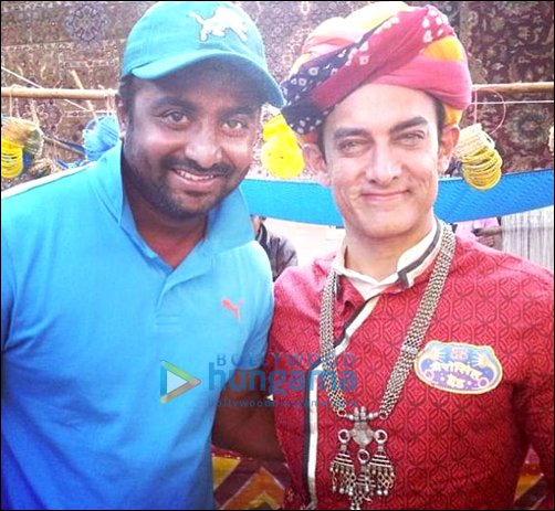 Aamir dons traditional Rajasthani attire for P.K.