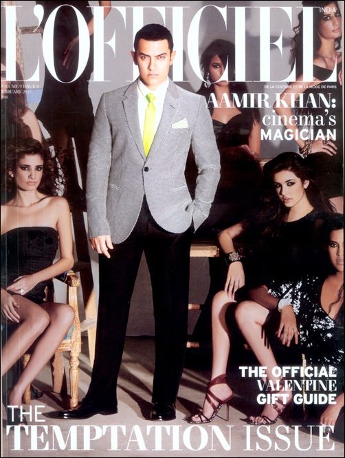 Aamir Khan on L’Officiel cover