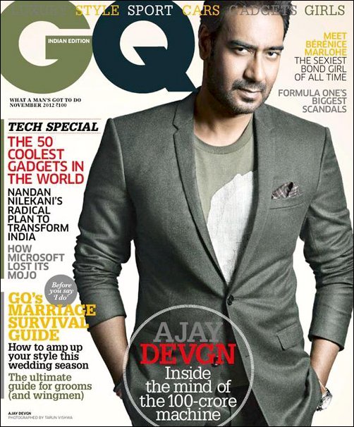 Ajay Devgn on GQ cover