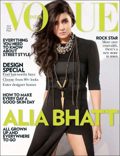 Check out: Alia Bhatt on the cover of Vogue