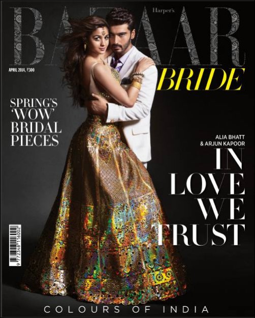 Check out: Alia & Arjun on the cover of Bazaar Bride