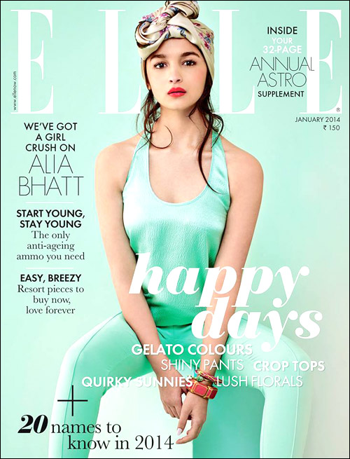 Check out: Alia Bhatt on the cover of Elle