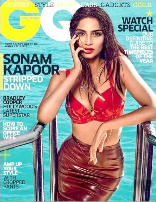 Sonam Kapur Xxx - Check Out: Sonam Kapoor sizzles on GQ cover : Bollywood News - Bollywood  Hungama