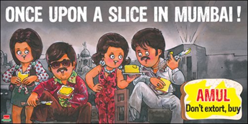 Amul’s latest ad reads ‘Once Upon A Slice In Mumbaai’