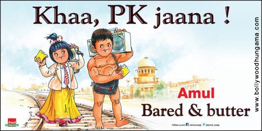 Amul’s take on Aamir Khan’s PK poster