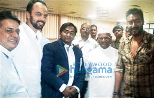Check out: Ajay Devgn meets Anna Hazare