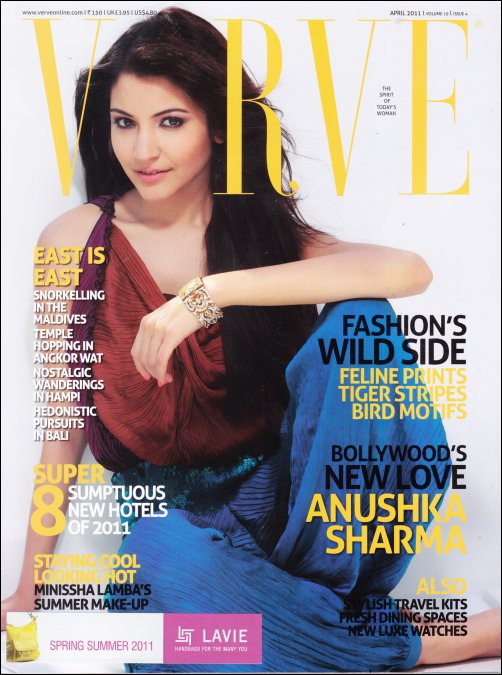 Anushka Sharma graces the cover of Verve