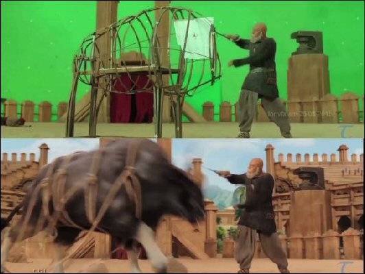 check out behind the scenes making of bahubali 6