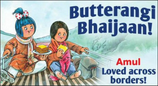 Check out: Amul’s ode to Bajrangi Bhaijaan