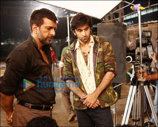 Check out: Ranbir and Jaaved shoot for Besharam