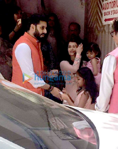 check out amitabh bachchan attends granddaughter aaradhyas annual day event 2