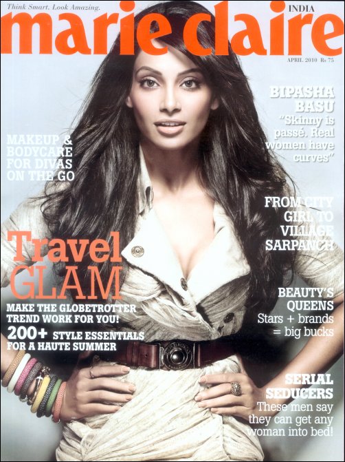 Bipasha Basu on skinny issues and more in Marie Claire Bipasha Basu on skinny issues and more in Marie Claire