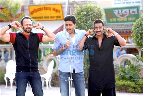 Ajay, Abhishek, Rohit to spice it up with Bol Bachchan