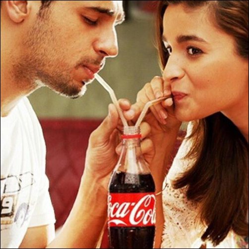 Check out:  Sidharth Malhotra and Alia Bhatt in the new ad for Coca Cola