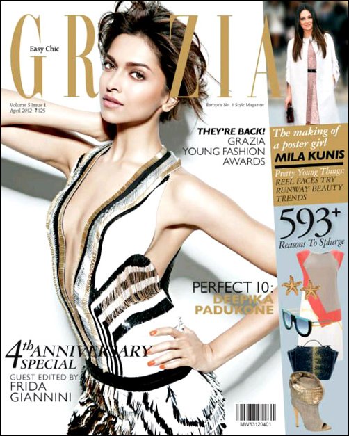 Deepika Padukone sizzles on the cover of Grazia