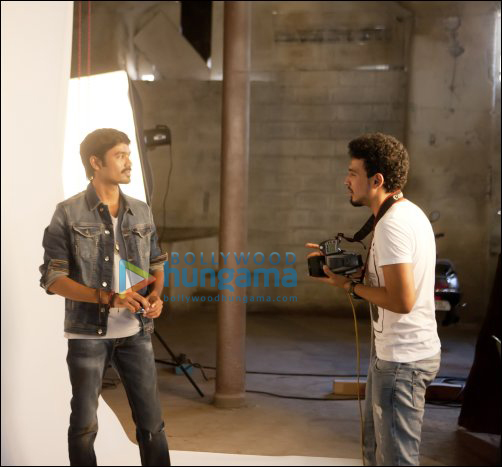 Dhanush shoots for Center Fresh