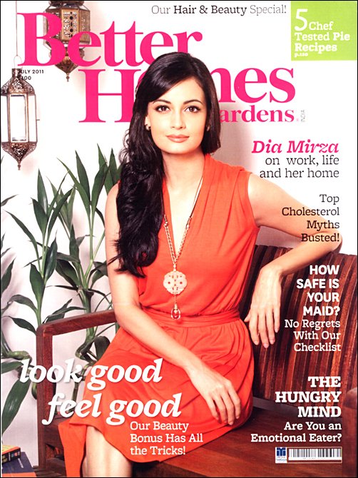 All about Dia Mirza in Better Homes and Gardens