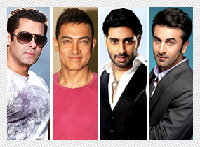 Salman, Aamir, Abhishek, Ranbir with their first ever heroines