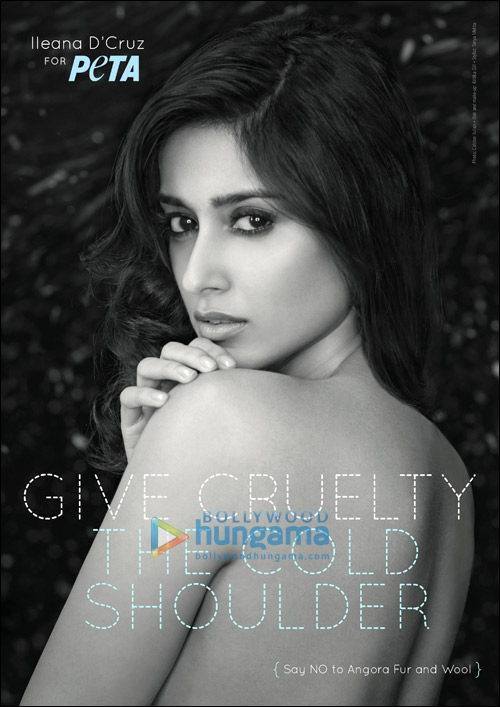 Check out: Ileana D’cruz goes backless for PETA