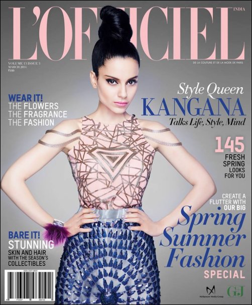 Check out: Kangna Ranaut’s chic avatar L’Officiel cover