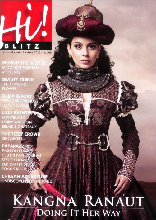 Kangna Ranaut doing it her way in Hi! Blitz Kangna Ranaut doing it her way in Hi! Blitz