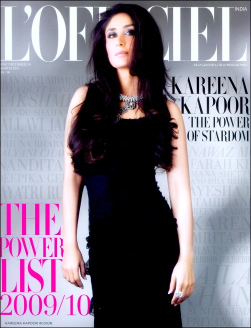 Kareena Kapoor rules L'Officiel cover : Bollywood News - Bollywood Hungama