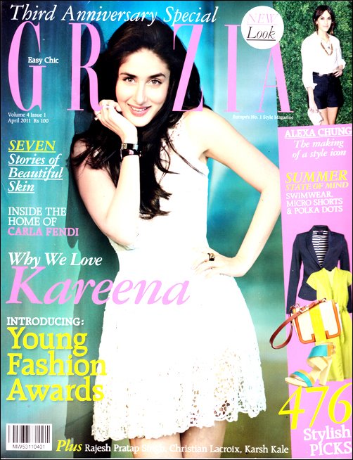 Kareena Kapoor sizzles on Grazia cover