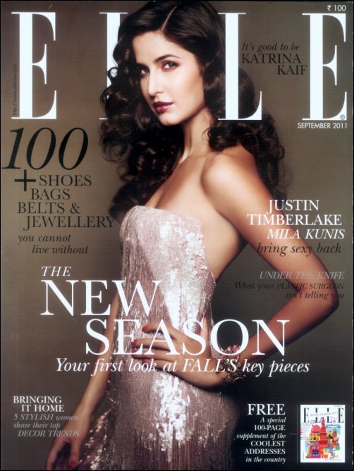 Katrina Kaif features on the cover of Elle